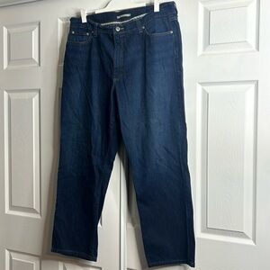 LL Bean Dark Wash Natural Fit 38x29